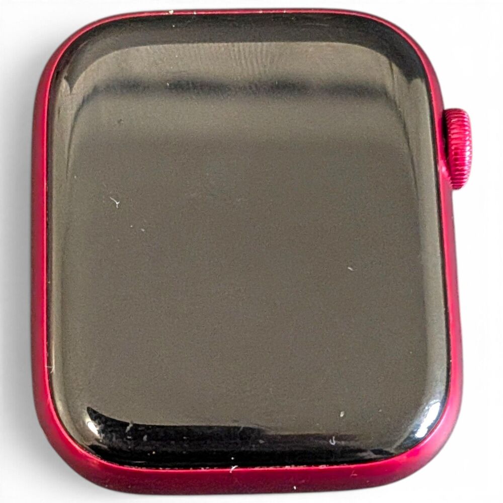 Apple Watch Series 7 45mm Red Case Turns On **Locked - As Is